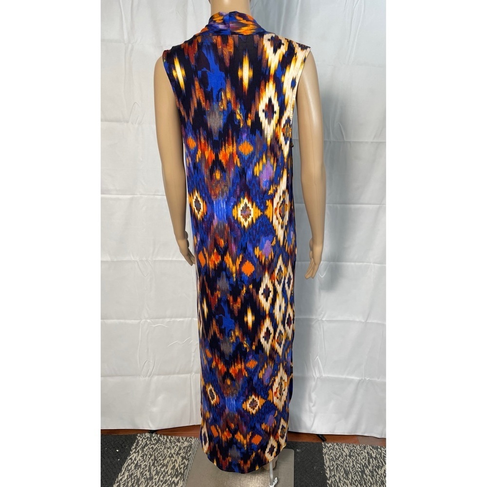 NWT New Cable & Gauge Sport Ikat Maxi Dress Size M - Picture 3 of 9
